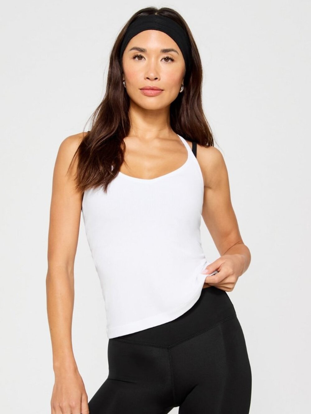 MODAL RIB V NECK TANK